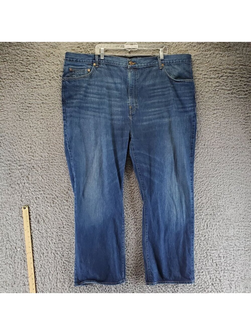 Cremeiux Jeans Mens 48x30 Blue Relaxed Fit Premium Denim Straight *Read*